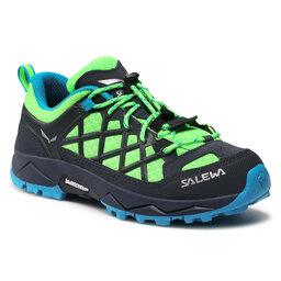 Salewa Bakancs Salewa Jr Wildfire 64007-5810 Fluo Green/Blue Danube 5810