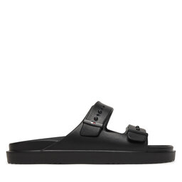 Tommy Hilfiger Pantoletten Tommy Hilfiger Light Adjustable FM0FM05757 Schwarz