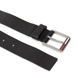 

Чоловічий ремінь Tommy Jeans Tjm Essential Leather 3.5 AM0AM08566 BDS, Чорний