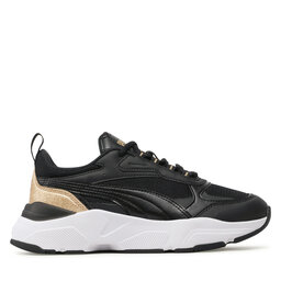 

Снікерcи Puma Cassia Distressed 387645 01 Black/Black/Puma Team Gold, Чорний