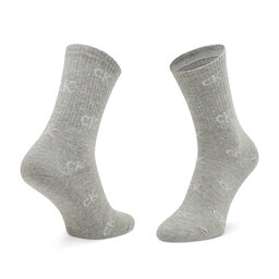 

Набір 2 пар високих жіночих шкарпеток Calvin Klein Jeans 100004507 r.OS Grey Melange 002, Сірий