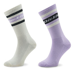 Dickies Set di 2 paia di calzini lunghi unisex Dickies Genola DK0A4XD Purple Rose E61