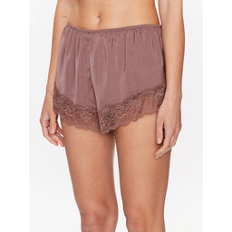 Hunkemöller Hunkemöller Kratke hlače pižama Spun 201717 Rjava Feminine Fit