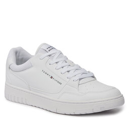 Tommy Hilfiger Zapatillas Tommy Hilfiger Th Basket Core Leather Ess FM0FM05040 White YBS