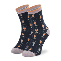 Cabaïa Calcetines altos para mujer Cabaïa Andrea & Hugo SOKFW2122 Azul marino