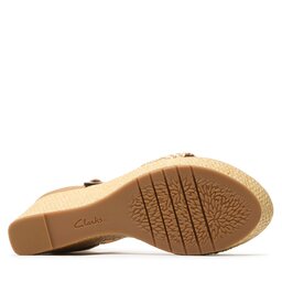 

Босоніжки Clarks Rose Ease 26171322 Light Tan Lea, Бежевий