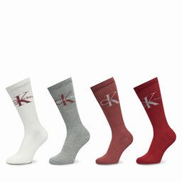 Calvin Klein Set di 4 paia di calzini lunghi da uomo Calvin Klein 701229453 Multicolore