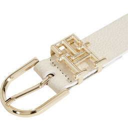 

Жіночий ремінь Tommy Hilfiger Th Lux 3.0 AW0AW15388 Ancient White YBH, Écru