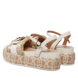 

Босоніжки Liu Jo Sommer 04 SA4155 TX412 Beige/White S18A1, Бежевий