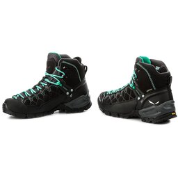 

Трекінгові черевики Salewa Alp Trainer Mid Gtx GORE-TEX 63433-0969 Black Out/Agata, Чорний