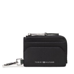 Tommy Hilfiger Estuche para tarjetas de crédito Tommy Hilfiger Business Leather Mini Cc Zip AM0AM10246 BDS
