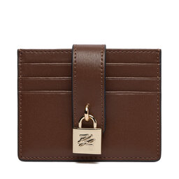 KARL LAGERFELD Kreditkartenetui KARL LAGERFELD B1W32025 Braun