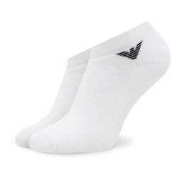 

Набір 2 пар низьких чоловічих шкарпеток Emporio Armani 306208 3R378 00010 Bianco, Білий