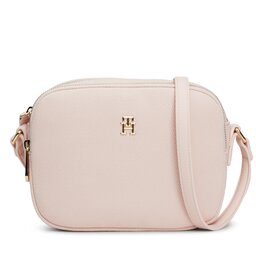 Tommy Hilfiger Handtasche Tommy Hilfiger Poppy Canvas Crossover AW0AW16419 Whimsy Pink TJQ
