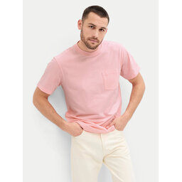 Gap Gap Marškinėliai 627101-01 Rožinė Regular Fit