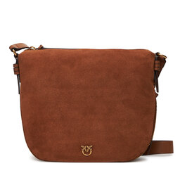 PINKO Handtasche PINKO Hobo Zip Around Classic Al 25-26 PLTT 105113 A2JH Braun