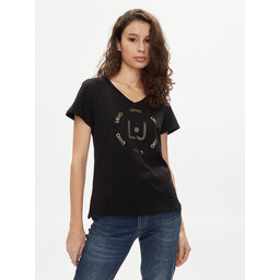 Liu Jo Liu Jo Marškinėliai TA4137 J6040 Juoda Regular Fit