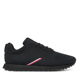 Tommy Hilfiger Snīkeri Tommy Hilfiger New Runner Eva Corpo Knit FM0FM05648 Melns
