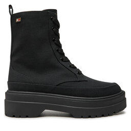 Tommy Hilfiger Μποτάκια Tommy Hilfiger FW0FW08200 Μαύρο