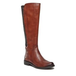 Caprice Čizme ispod koljena Caprice 9-25513-41 Cognac Comb 313