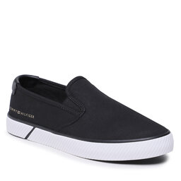 Tommy Hilfiger Teniși Tommy Hilfiger Essential Slip-On Sneaker Bl FW0FW07249 Black BDS