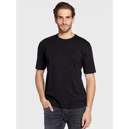 Sisley Sisley Marškinėliai 3I1XS101J Juoda Regular Fit