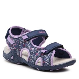 Geox Sandaler Geox J Sandal Whinberry G J35GRD0CE15CF48E D Navy/Dk Lilac