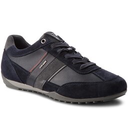 Geox Sneakers Geox U Wells C U52T5C 022ME CF47J Navy/Dk Burgundy