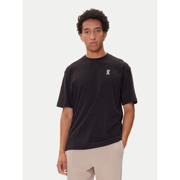 On On Camiseta Club-T 1ME1005 Negro Relaxed Fit