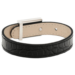 

Браслет Guess JUBB01 216JW RHODIUM/BLACK, Чорний