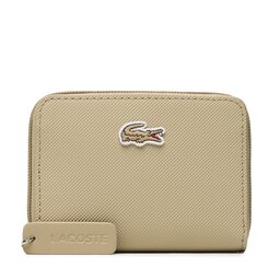 Lacoste Pequeña cartera de mujer Lacoste Xs Zip Coin Wallet NF4193PO Brindille L37