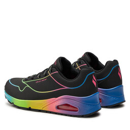 

Снікерcи Skechers Uno Pop Of Sunshine 155148/BKMT Black/Multi, Чорний
