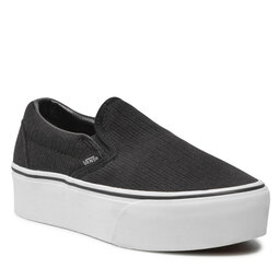 Vans nere zeppa hot sale