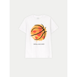 Coccodrillo Coccodrillo Camiseta ZC4143213VBA Blanco Regular Fit
