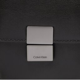 

Плоска сумка Calvin Klein Iconic Hardware Cube Reporter S K50K510246 BAX, Чорний