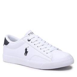Polo Ralph Lauren Sneakers Polo Ralph Lauren Theron V RF104105 White Smooth PU/Navy w/ Navy PP