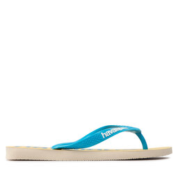 

В'єтнамки Havaianas Logomania2 41457410121 Beige, Голубий