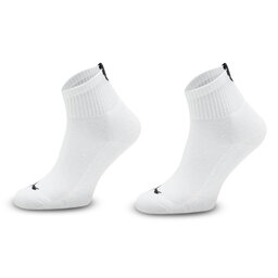 Puma Súprava 2 párov kotníkových ponožiek dámskych Puma Women Heart Short Sock 2P 938020 White / Black 01