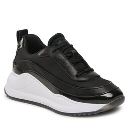 Calvin Klein Sneakersy Calvin Klein Chucky Internal Wedge Lace Up HW0HW01552 Ck Black BEH