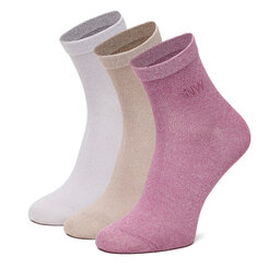 Nine West Довгі шкарпетки Nine West CEO_AS_NW_02_Z_AW25 (3 PACK) Рожевий