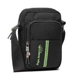 

Плоска сумка Pepe Jeans Abdel Shoulder Bag PM030672 Black 999, Чорний