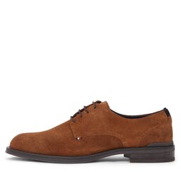 

Туфлі Tommy Hilfiger Core Hilfiger Textured Sde Shoe FM0FM04991 Coconut Grove GVQ, Коричневий