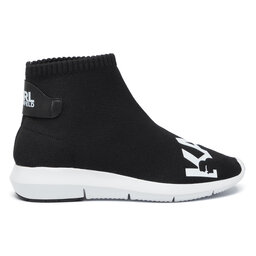 

Снікерcи KARL LAGERFELD KL61140 Black Knit Textille W/White, Чорний