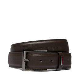 Tommy Hilfiger Herrengürtel Tommy Hilfiger Business Texture 3.5 Adj AM0AM12069 Testa Di Moro 0HD