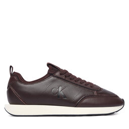 Calvin Klein Sneakers Calvin Klein Retro Runner Sock Panl Lth Neo HW0HW03118 Dunkelrot