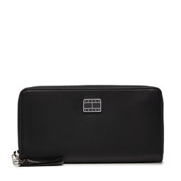Tommy Jeans Portafoglio grande da donna Tommy Jeans Tjw City-Wide Large Za AW0AW15941 Nero