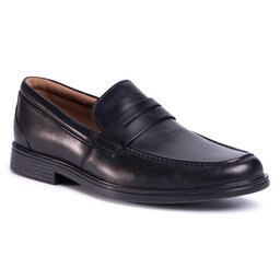 Clarks Pantofi Clarks Un Aldric Step 261401397 Black Leather