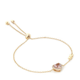 Michael Kors Bransoletka Michael Kors Bril Heart Sldr MKC1518A2791 Złoty