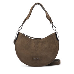 Coccinelle Handtasche Coccinelle QKG Coccinellesunup Suede E1 QKG 13 03 01 Khakifarben
