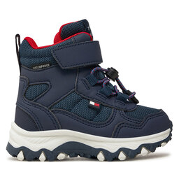 Tommy Hilfiger Cizme de zăpadă Tommy Hilfiger Fur Boot T1X5-33710-1492 M Bleumarin